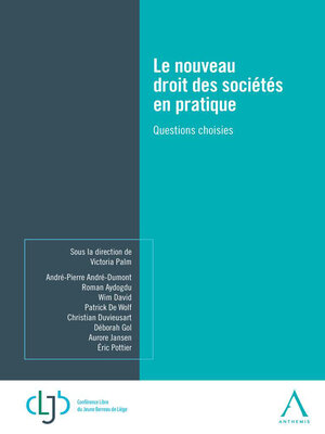 cover image of Le nouveau droit des sociétés en pratique